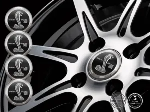 Shelby Calcomanía de Rueda Estilo Pegatinas Resina Premium